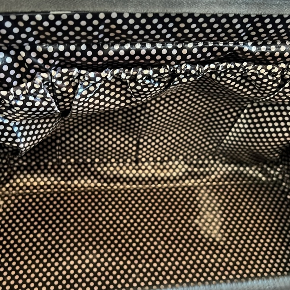 CABOODLES Polka Dot Black and White Make Up Bag - Picture 13 of 14